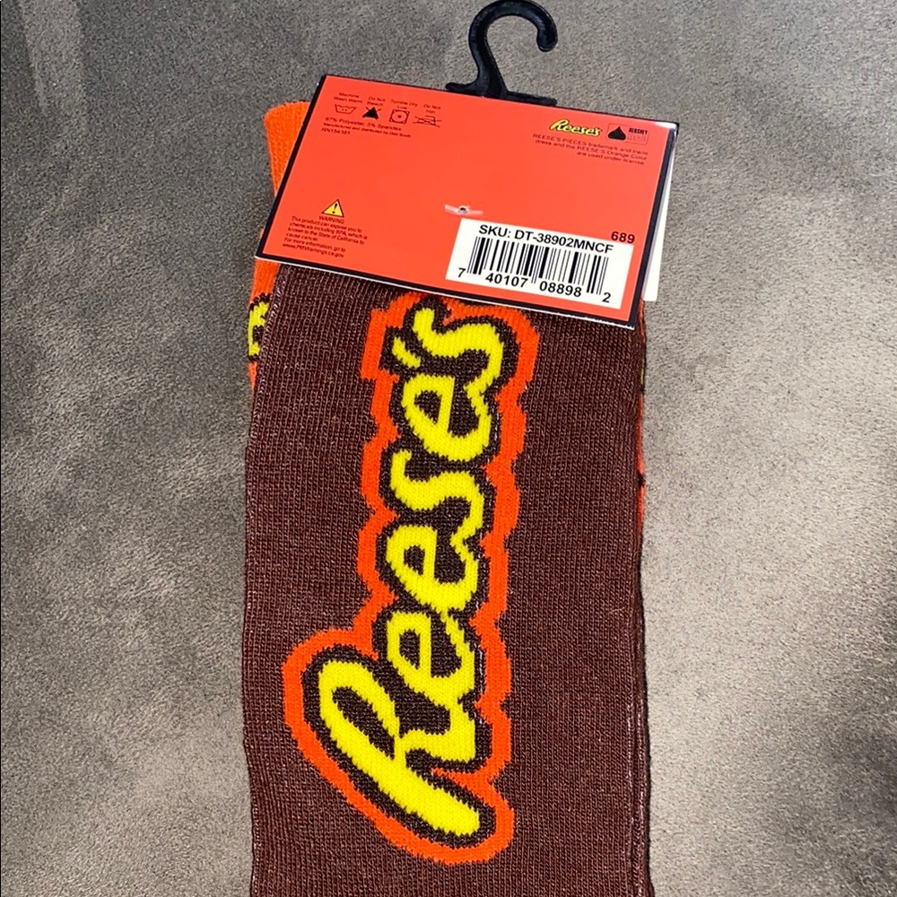 3/$18 bundle Reese’s Crew Socks - Picture 2 of 3